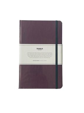 NEW Shinola Detroit Hard Lined Ruled Pages 5.25" x 8.25" Journal Burgundy
